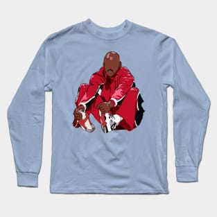 Michael Jordan Warmups Sketch Long Sleeve T-Shirt